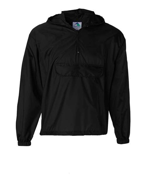 Unisex Packable Half-Zip Hooded Pullover Jacket - Augusta Sportswear - 3130