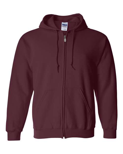 Unisex Heavy Blend™ Full-Zip Hooded Sweatshirt - Gildan – 18600