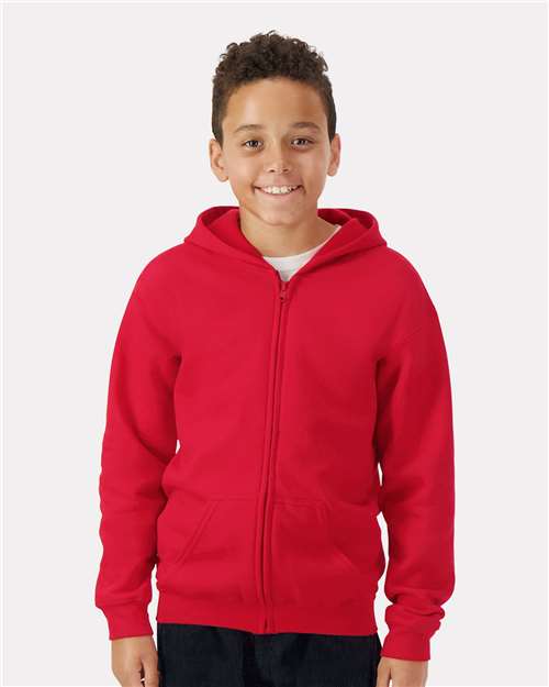 Youth Heavy Blend™ Full-Zip Hooded Sweatshirt - Gildan – 18600B