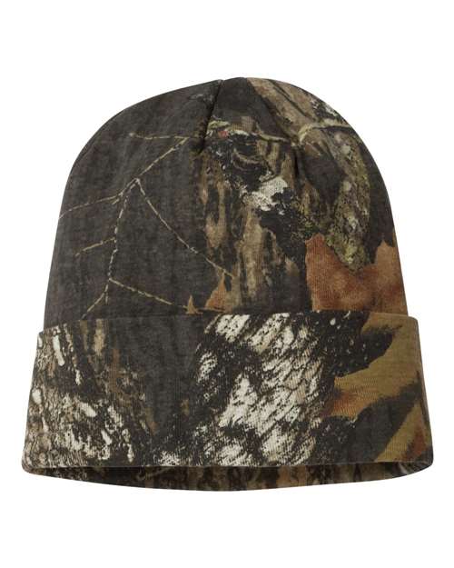 12" Licensed Camo Cuffed Beanie - Kati