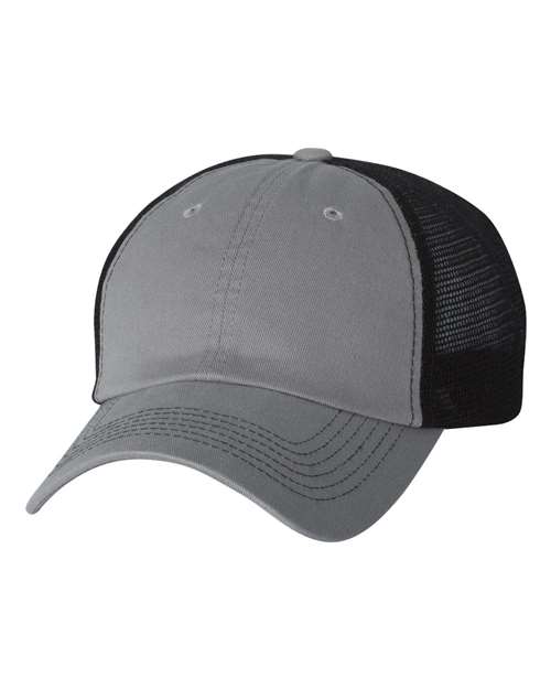 Contrast-Stitch Mesh-Back Cap - Valucap - 3100