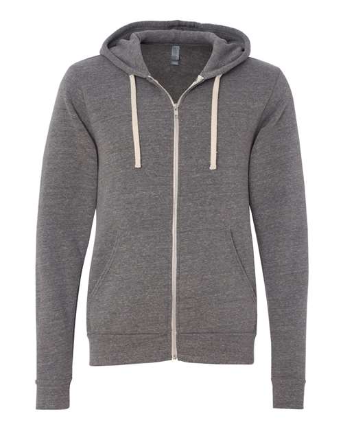 Unisex Triblend Sponge Fleece Full-Zip Hoodie Sweatshirt - BELLA + CANVAS - 3909