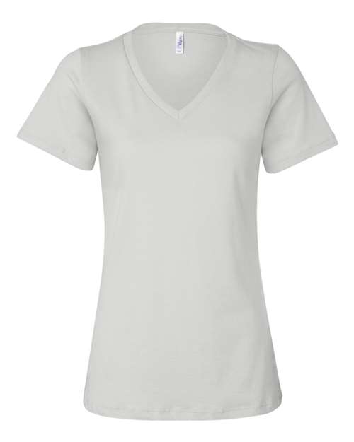 Women’s Relaxed Jersey V-Neck Tee - BELLA + CANVAS - 6405