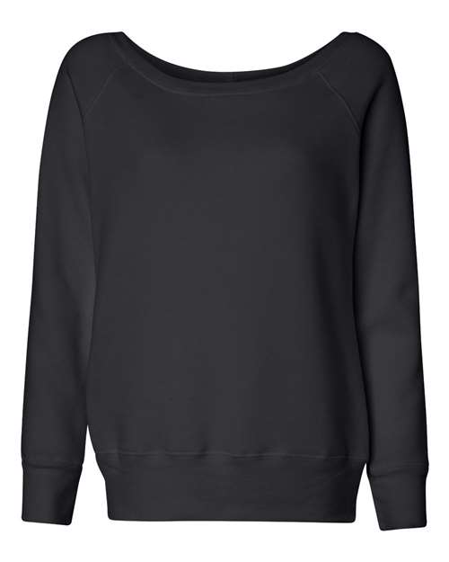 Women’s Sponge Fleece Wide Neck Sweatshirt - BELLA + CANVAS - 7501