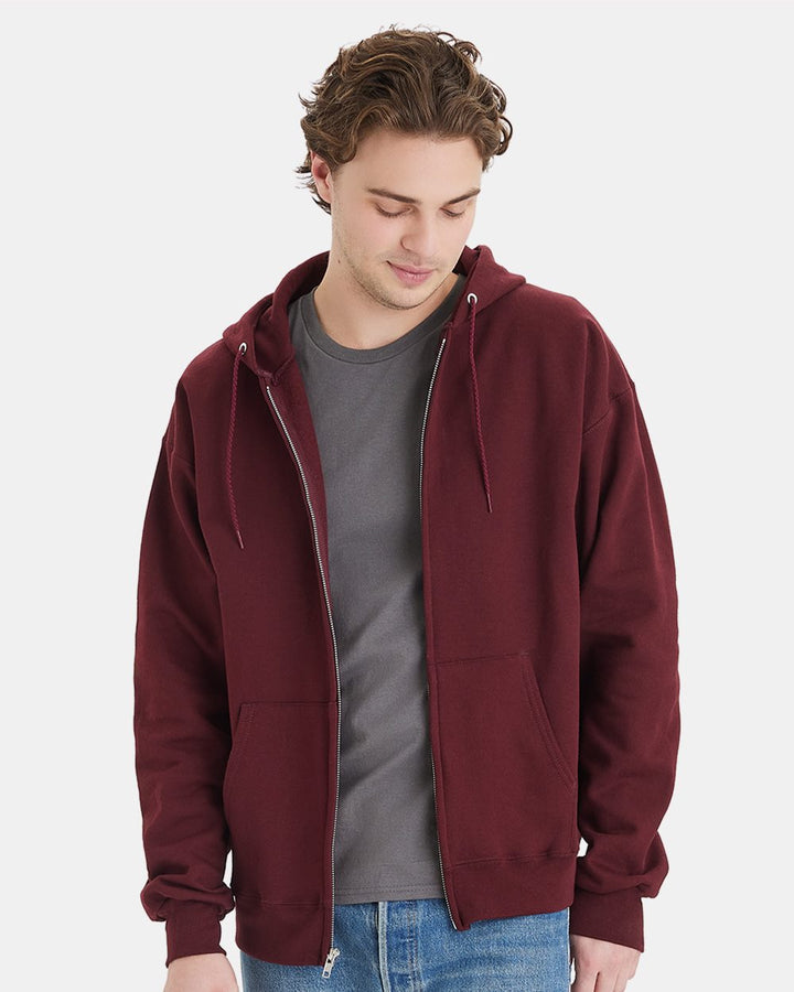 Unisex Ultimate Cotton® Full-Zip Hooded Sweatshirt - Hanes - F280
