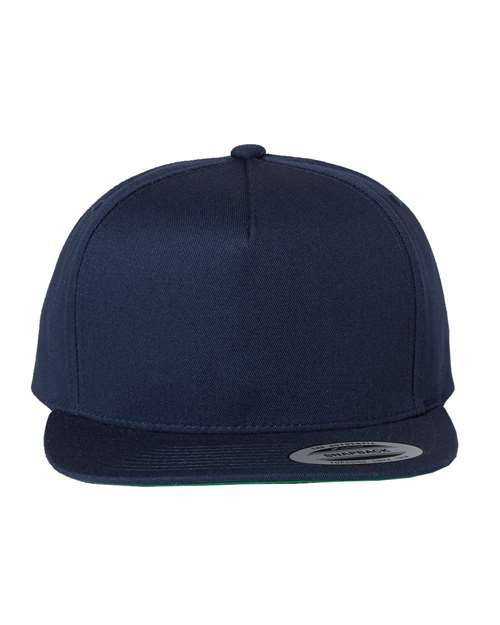 Five-Panel Cotton Twill Snapback Cap - YP Classics