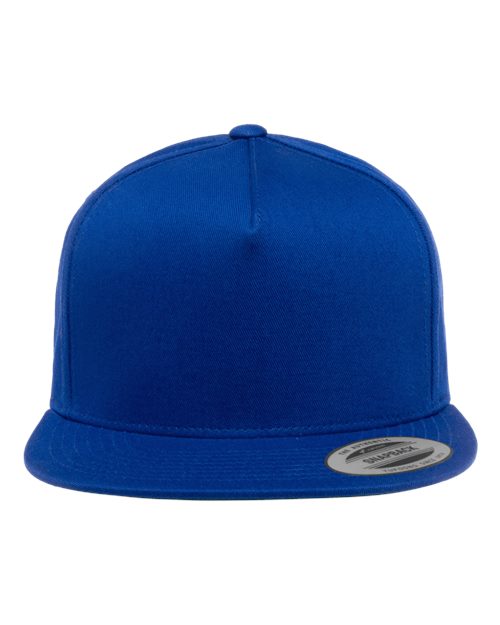 Five-Panel Cotton Twill Snapback Cap - YP Classics