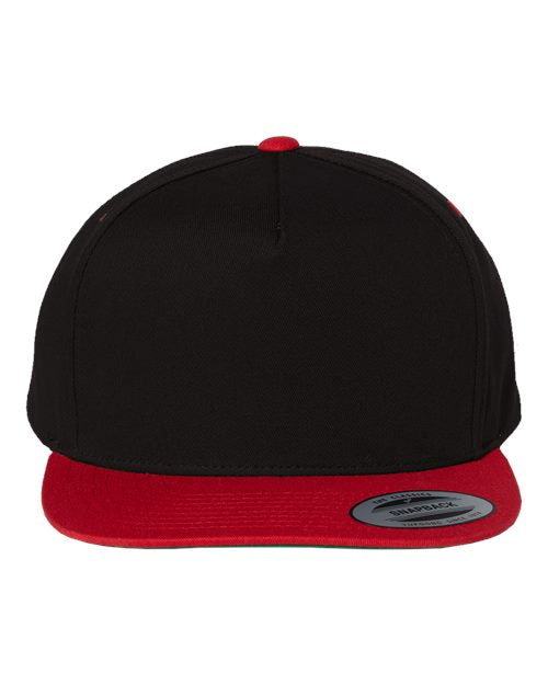 Five-Panel Cotton Twill Snapback Cap - YP Classics