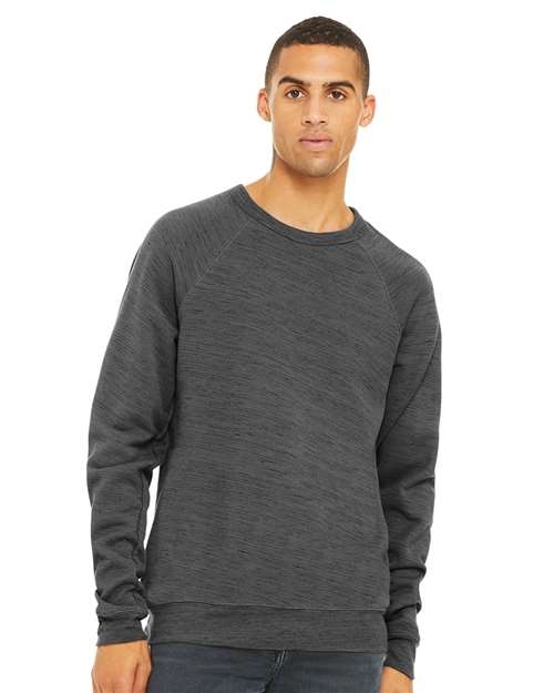Unisex Sponge Fleece Raglan Crewneck Sweatshirt - BELLA + CANVAS - 3901