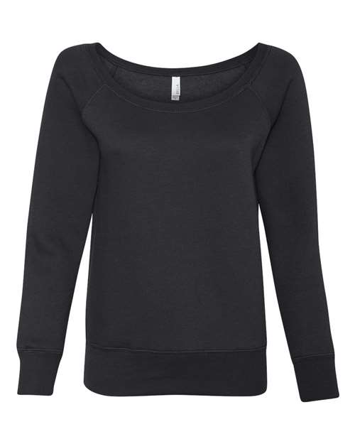 Women’s Sponge Fleece Wide Neck Sweatshirt - BELLA + CANVAS - 7501