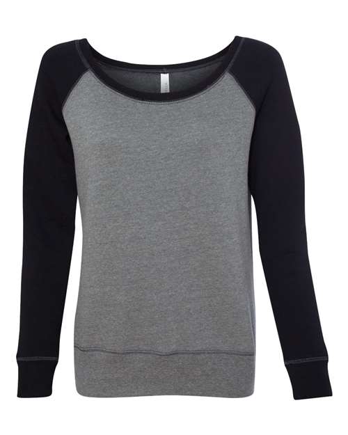 Women’s Sponge Fleece Wide Neck Sweatshirt - BELLA + CANVAS - 7501