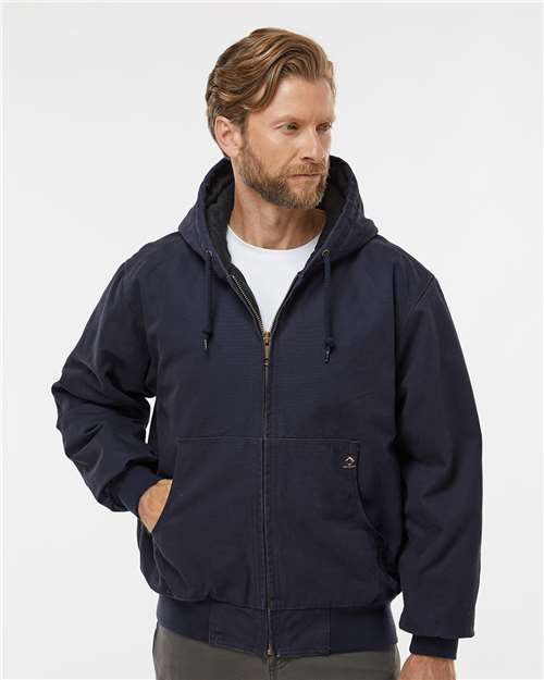 Men's Tall Cheyenne Boulder Cloth™ Hooded Jacket with Tricot Quilt Lining - DRI DUCK – 5020T