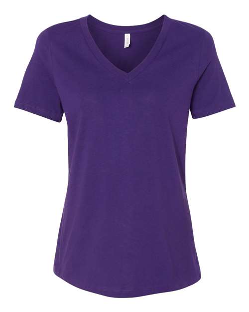 Women’s Relaxed Jersey V-Neck Tee - BELLA + CANVAS - 6405