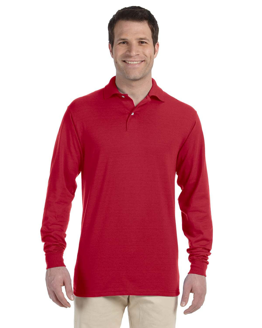 Adult SpotShield™ Long-Sleeve Jersey Polo