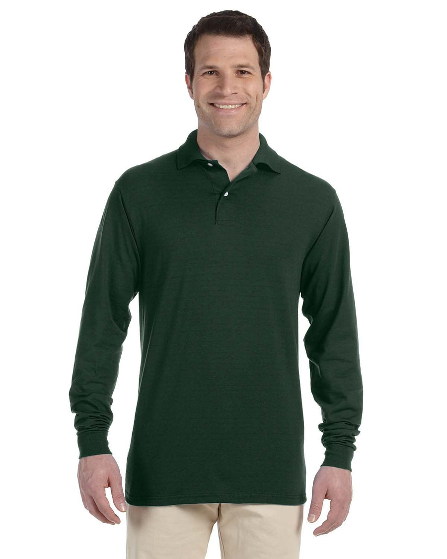 Adult SpotShield™ Long-Sleeve Jersey Polo