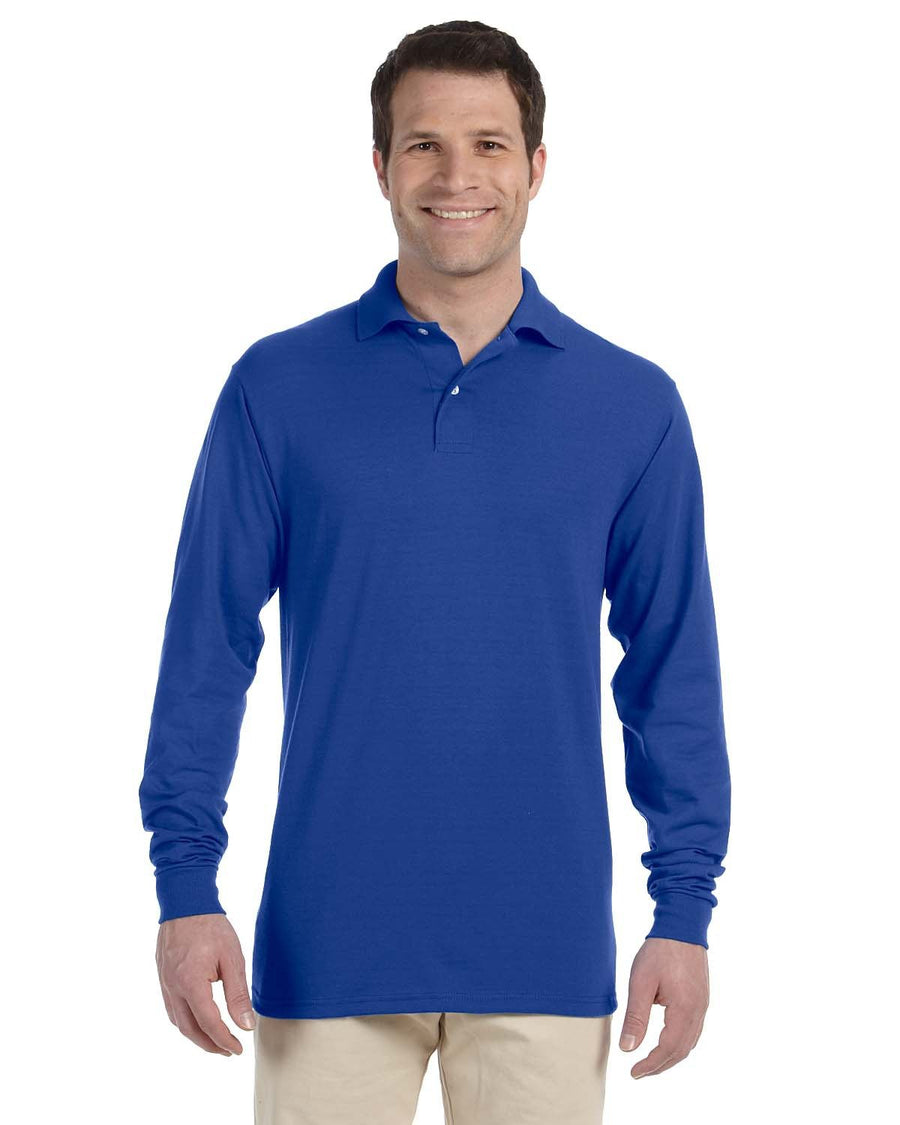 Adult SpotShield™ Long-Sleeve Jersey Polo