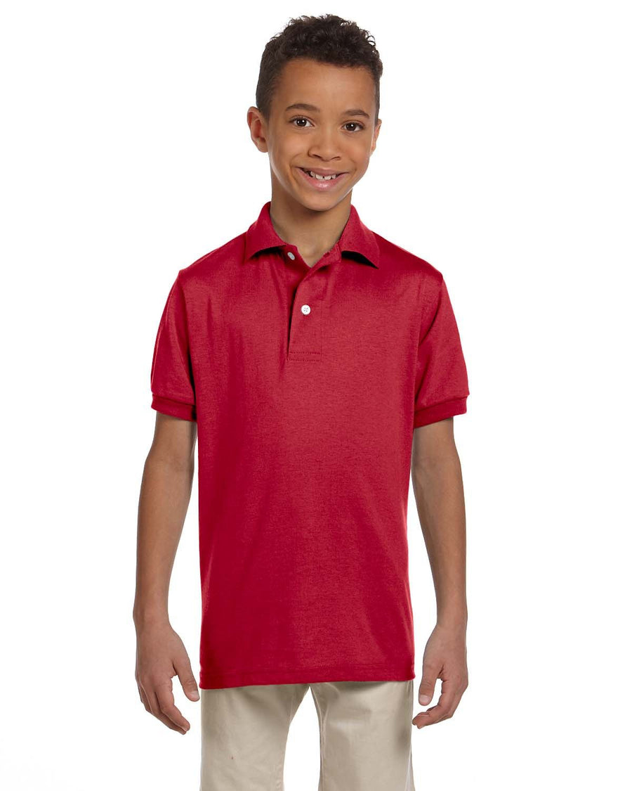 Youth SpotShield™ Jersey Polo