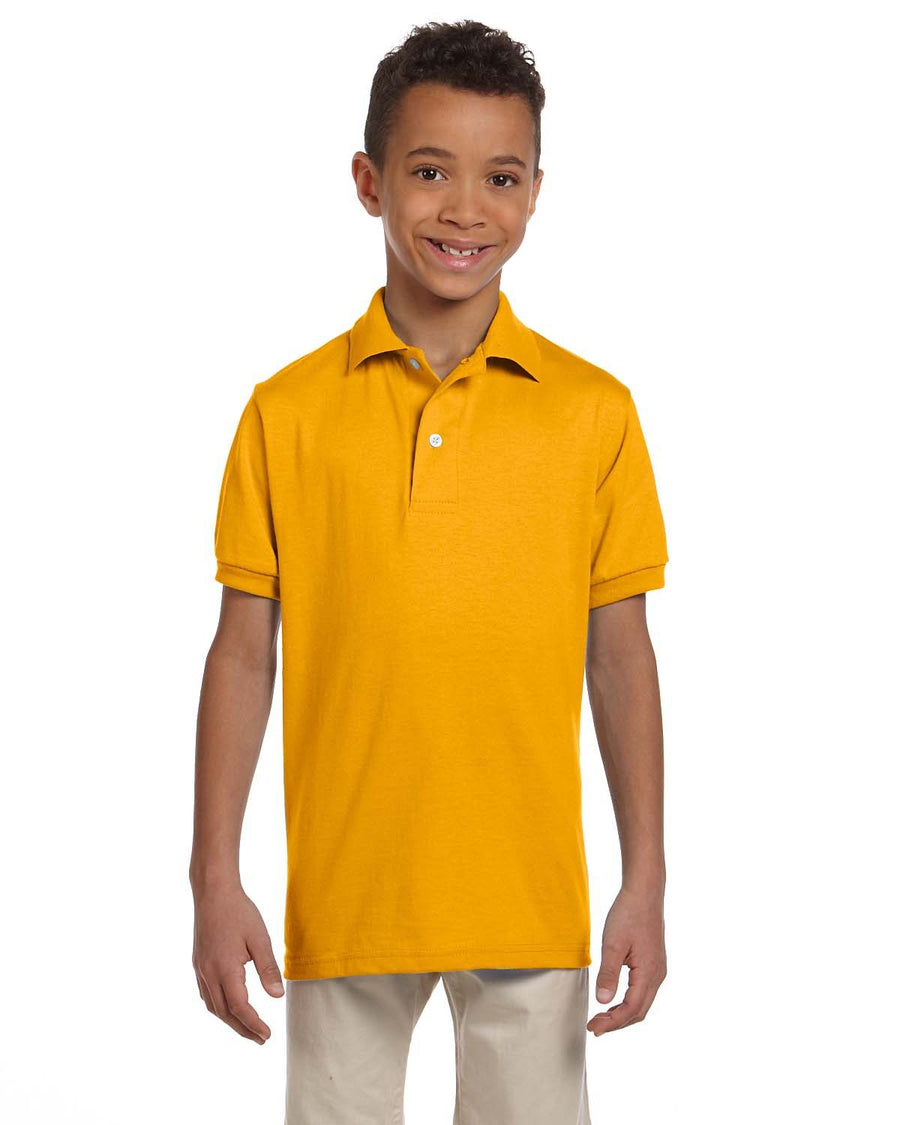 Youth SpotShield™ Jersey Polo