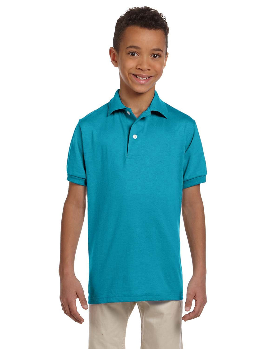 Youth SpotShield™ Jersey Polo