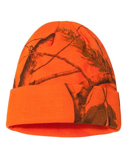 12" Licensed Camo Cuffed Beanie - Kati
