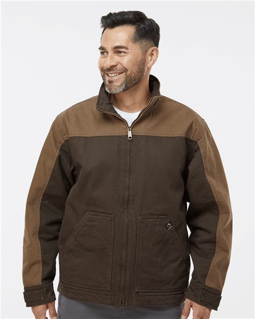 Men's Horizon Two-Tone Boulder Cloth™ Canvas Jacket Tall Size – 5089T - DRI DUCK