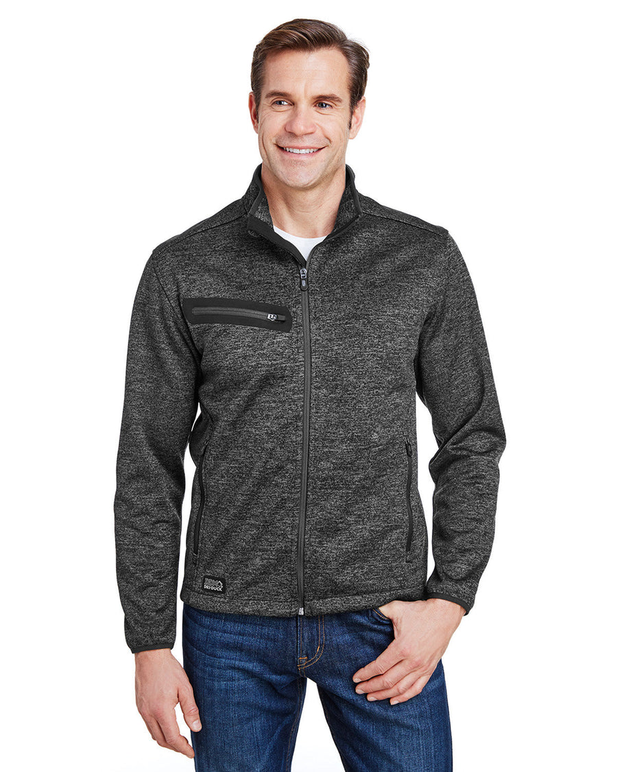 Atlas Bonded Mélange Sweater Fleece Jacket