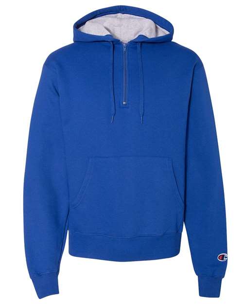 Unisex Cotton Max Hooded Quarter-Zip Sweatshirt – S185 - Champion