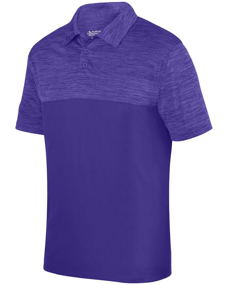 Adult Shadow Tonal Heather Polo