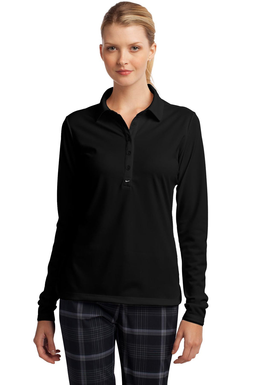 Nike Women's Long Sleeve Dri-FIT Stretch Tech Polo. 545322