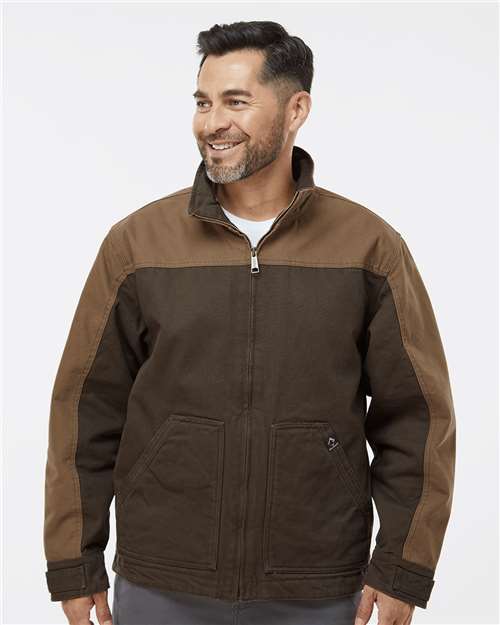 Men's Horizon Two-Tone Boulder Cloth™ Canvas Jacket Tall Size – 5089T - DRI DUCK