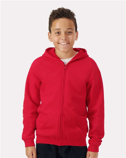 Youth Heavy Blend™ Full-Zip Hooded Sweatshirt - Gildan – 18600B