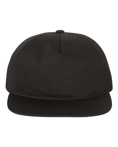 Lightly-Structured Five-Panel Snapback Cap - YP Classics