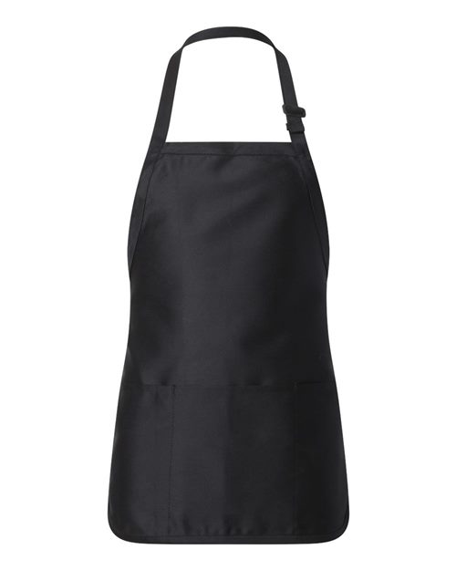 Full-Length Apron with Pouch Pocket - Q-Tees - Q4250