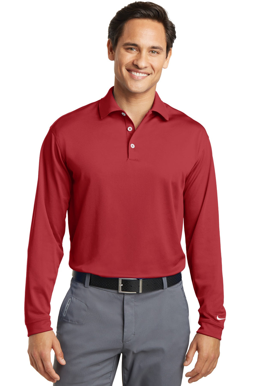 Nike Tall Long Sleeve Dri-FIT Stretch Tech Polo. 604940