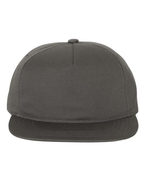 Lightly-Structured Five-Panel Snapback Cap - YP Classics