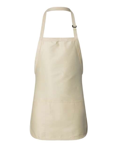 Full-Length Apron with Pouch Pocket - Q-Tees