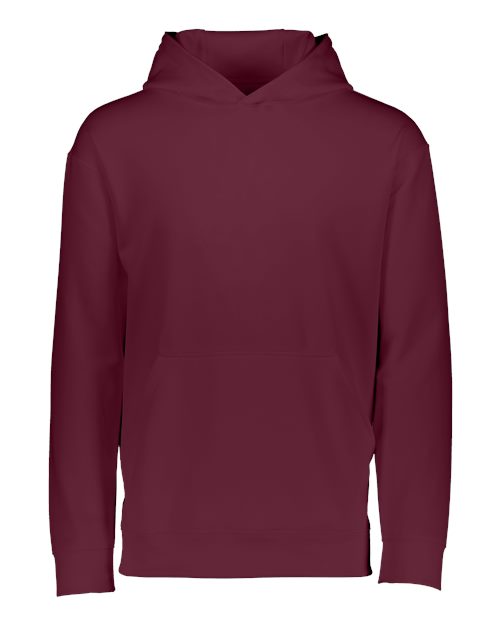 Youth Wicking Fleece Hooded Sweatshirt - Augusta Sportswear - 5506