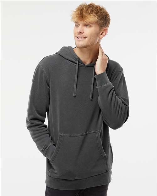 Unisex Midweight Pigment-Dyed Hooded Sweatshirt - Independent Trading Co. - PRM4500