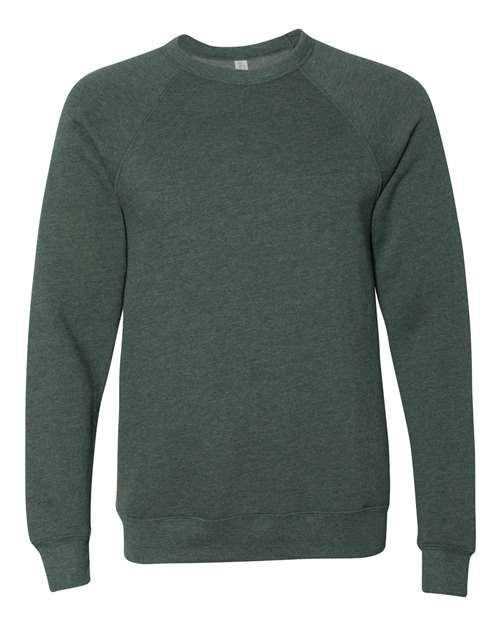 Unisex Sponge Fleece Raglan Crewneck Sweatshirt - BELLA + CANVAS - 3901