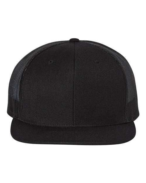 Wool Blend Flat Bill Trucker Cap - Richardson