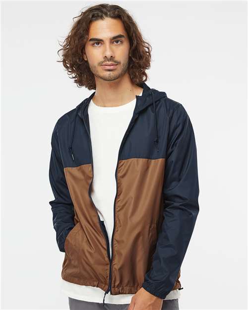 Men's Lightweight Windbreaker Full-Zip Jacket - Independent Trading Co. - EXP54LWZ