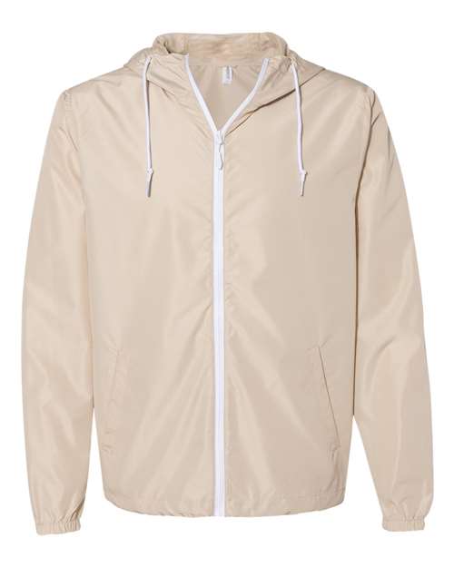Men's Lightweight Windbreaker Full-Zip Jacket - Independent Trading Co. - EXP54LWZ