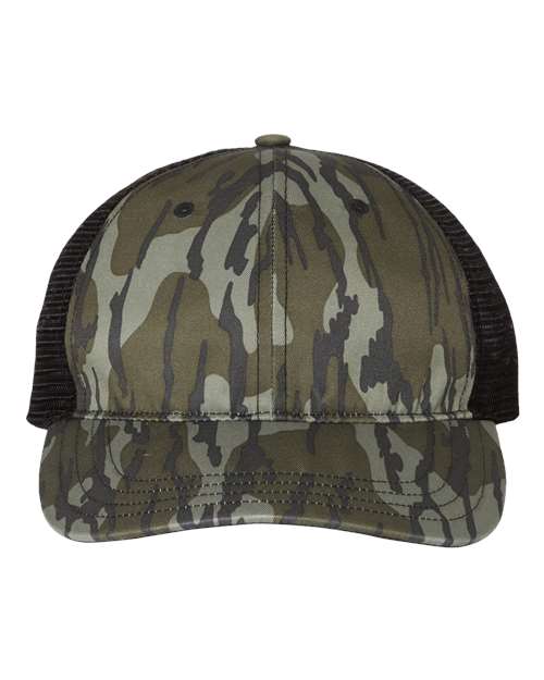 Garment Washed Printed Trucker Cap - Richardson