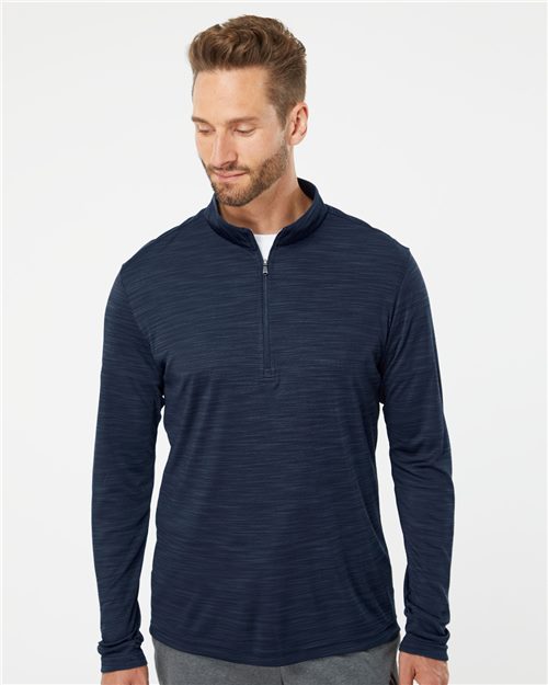 Men's Lightweight Mélange Quarter-Zip Pullover - Adidas – A475
