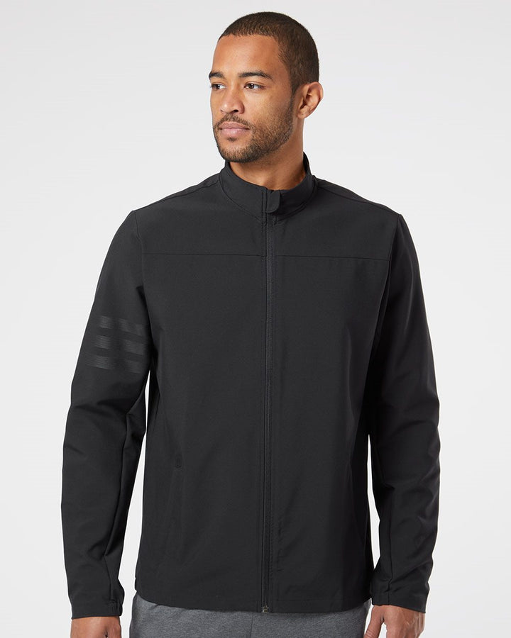 Men's Wind Resistant Full-Zip Jacket - Adidas - A267
