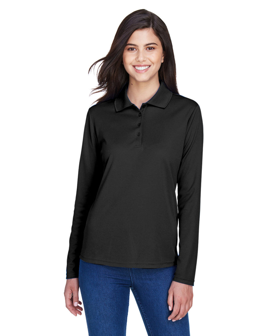 Ladies' Pinnacle Performance Long-Sleeve Piqué Polo