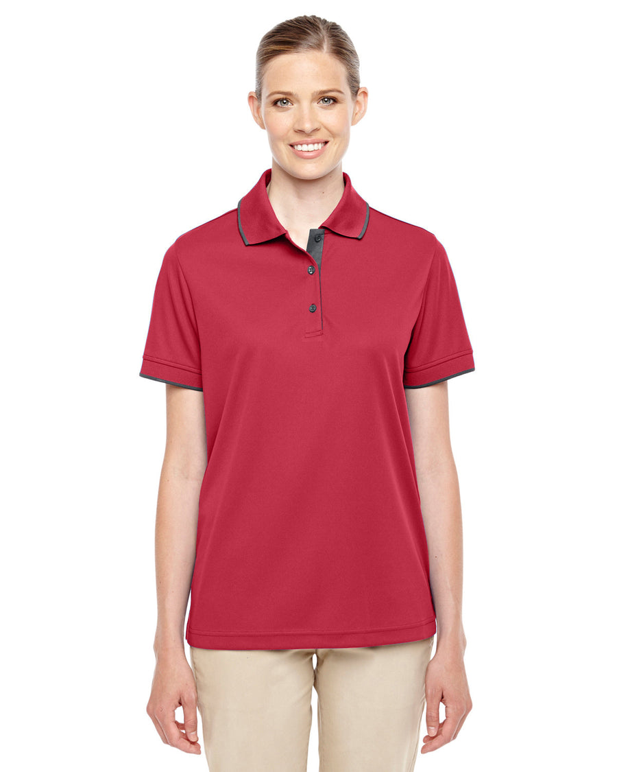 Ladies' Motive Performance Piqué Polo with Tipped Collar