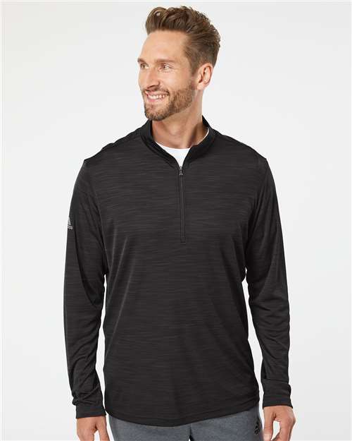 Men's Lightweight Mélange Quarter-Zip Pullover - Adidas – A475