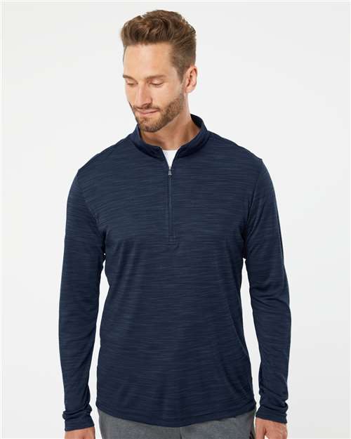 Men's Lightweight Mélange Quarter-Zip Pullover - Adidas – A475