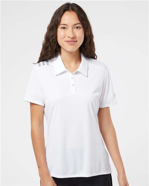 Women's 3-Stripes Shoulder Polo - Adidas – A325